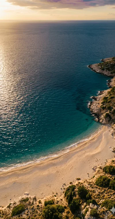 Catamaran scene with turquoise Mediterranean water
